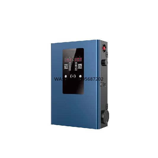 

Настенная зарядная станция Wallbox AC 22/44 кВт 16/32 А 380 В, умное зарядное устройство с двумя разъемами для дома/коммерческого использования, настенное крепление, ODM/OEM