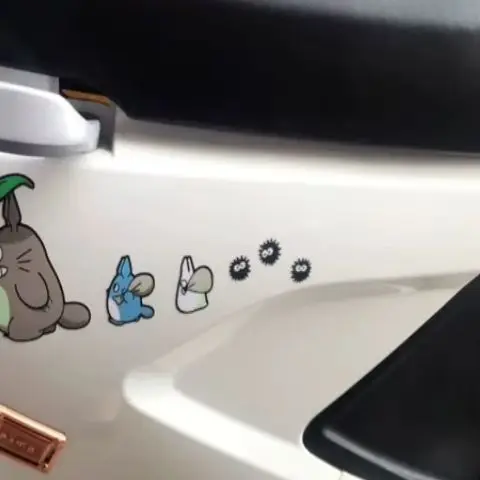 Totoro car sticker car body helmet personality creative cute waterproof change decorative fashion car sticker
