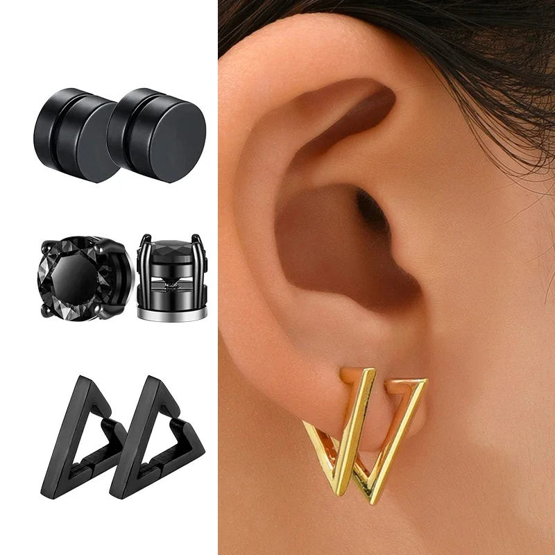 Серьги-клипсы-из-нержавеющей-стали-с-круглыми-магнитами-модные-украшения-без-прокола-для-мужчин-и-женщин