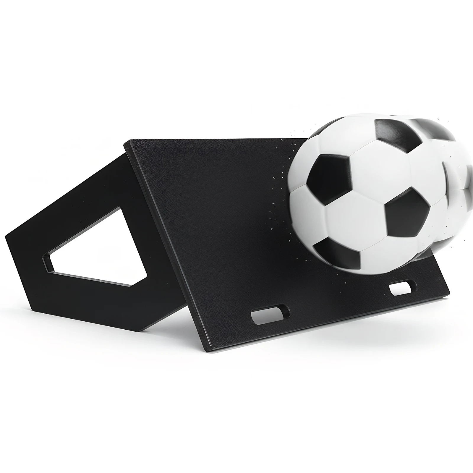 

Soccer Rebounder Board 100x40cm Soccer Practice Board Adjustable Angles for Control Passing and Shooting Practice