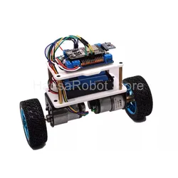Robot de auto equilibrio con Control remoto WiFi, Motor de CC de 12V, Compatible con Arduino, programación gráfica rápida, Kit de bricolaje