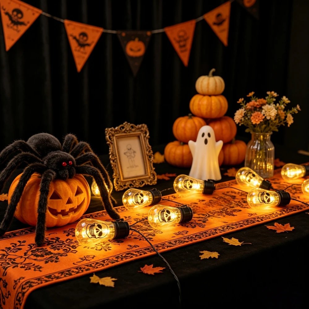 1PC 10/20LED Solar Halloween S - Solar Fairy String 评论和价格