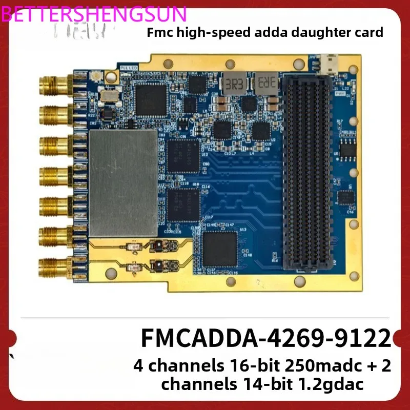 High-speed analog-to-digital sub-card ADS42LB69 250M 16Bit analog-to-digital acquisition AD9122 1.2G DAC card