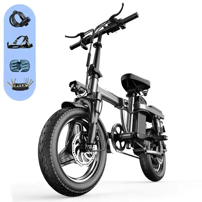 電動自転車 大人用 通勤用 32マイルの航続距離 48V15AH 取り外し可能なリチウム電池 電動自転車 デュアルアブソーバー 22MPH シティEバイク