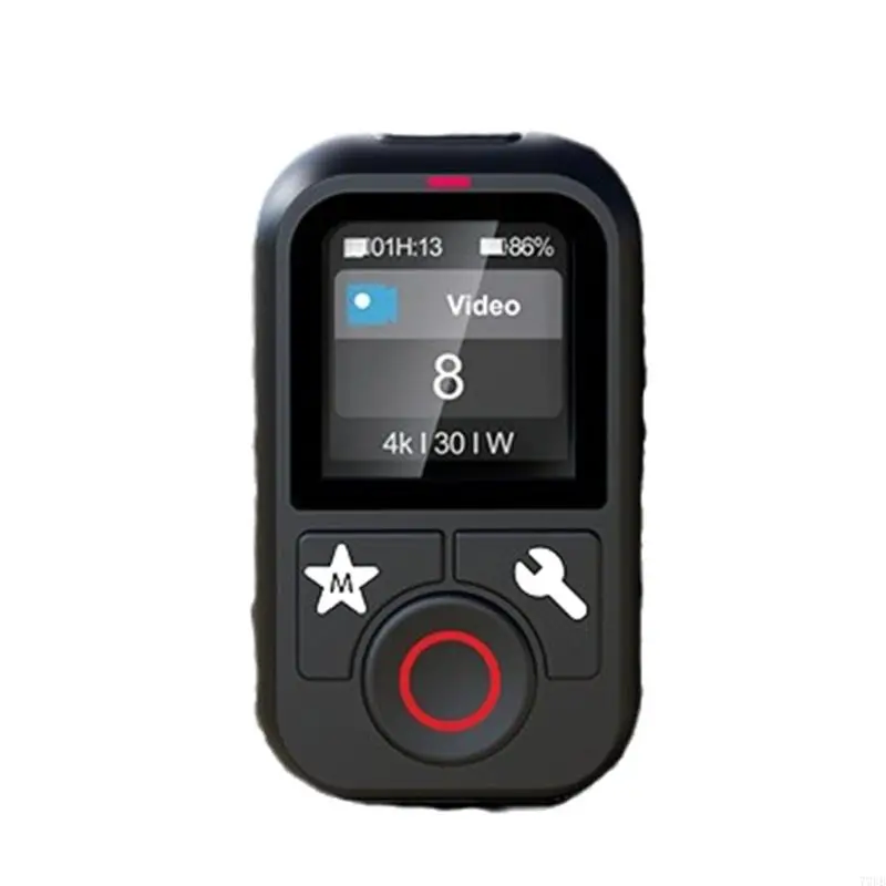 77UB Waterproof Remote Control LCD Dispaly Wireless Controller with Strap for 13/12/11/10/9 Action Camera Accessories