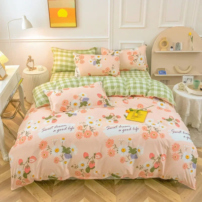Elegant and Duvet Cover Set Twinkling Star Pattern Creating Stylish Bedroom Comforter Cover 4 Pieces Bedding Set Adults
