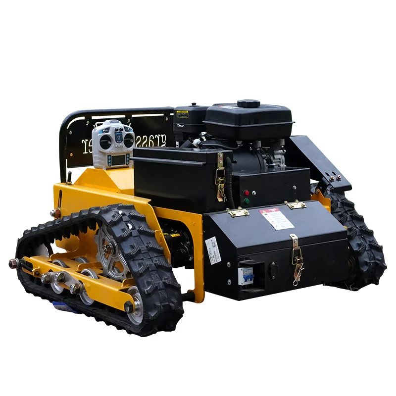 Crawler Type Intelligent Remote Control Multifunctional Lawn Mower Easy to Operate ry Borderless Auto Mowing Long Battery