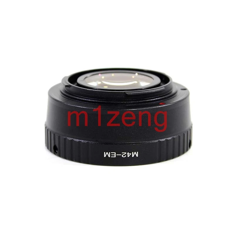 M42-EOSM Focal Reducer Speed Booster adapter ring for m42 42mm lens to canon EF-M EOSM/M2/M3/m5/M6/M10/m50/m100 camera