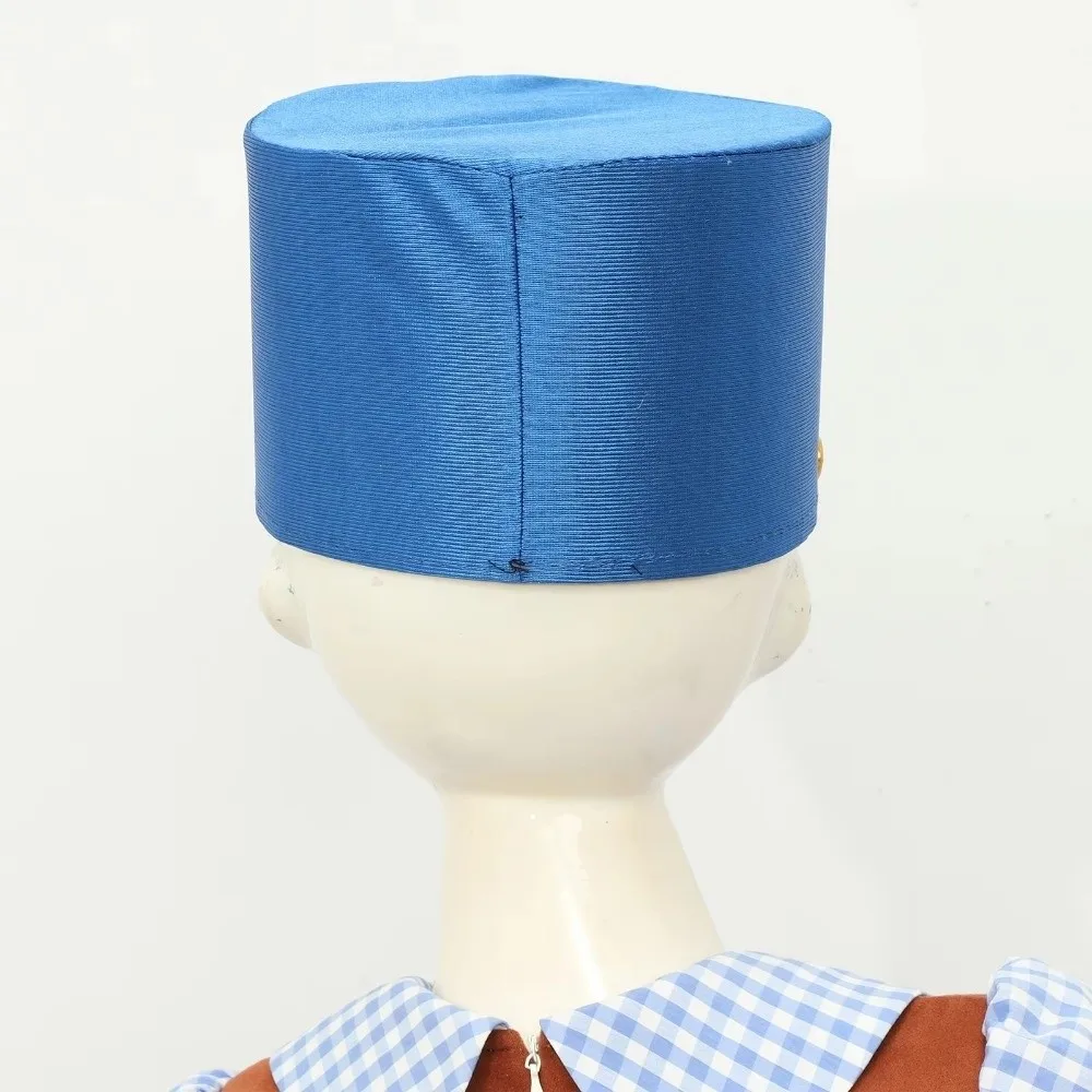 Wide Brim Hat-nutcrackers Gold Trim Strips Cosplay Show Marching Band Hat Breathable Soldier Top Cap Photography Themed Party