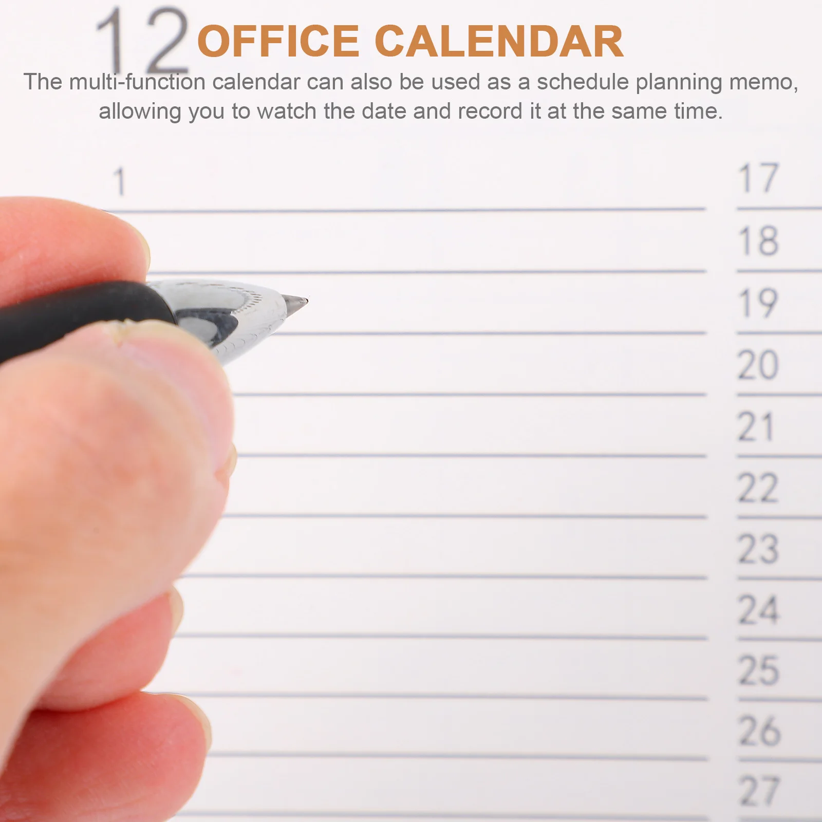 

Simple Desk Calendar 2022 Paper Coil Design for Office Home Desktop Planner Organizer Table Agenda Desk Calendar