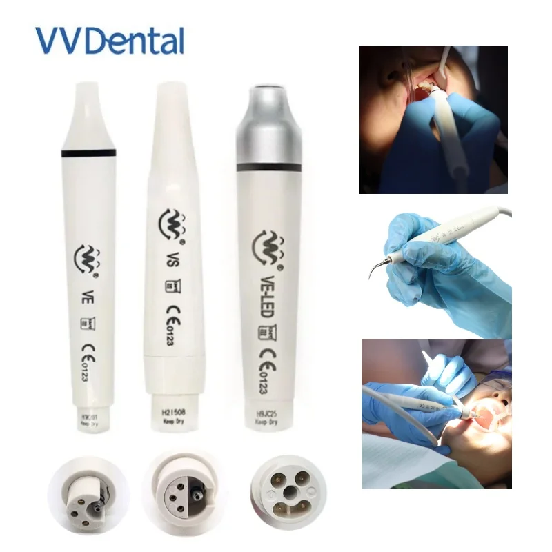 

Dental Ultrasonic Scaler Handle for Scaler Tooth Calculus Remove Unit fit SATELEC/DTE Woodpecker/EMS Tail Line Dental Handpiece