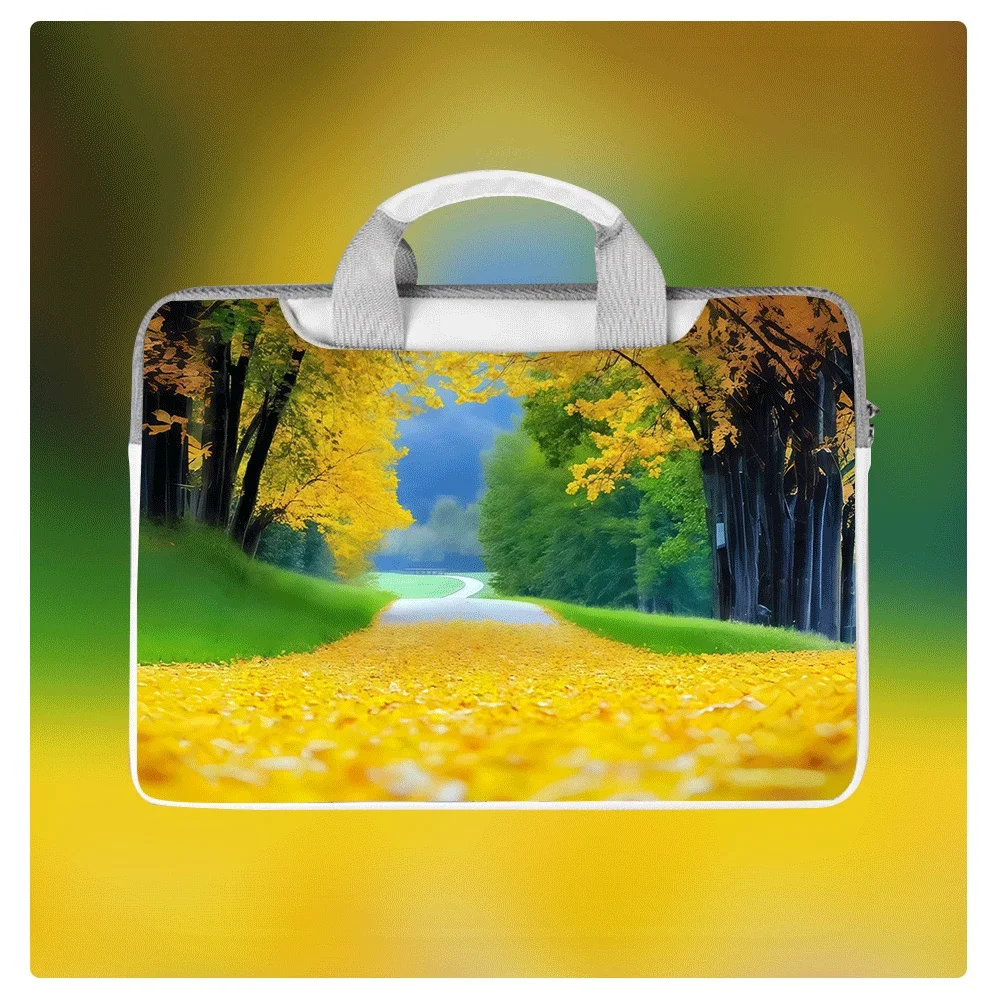 

New Cute Fashion Laptop Bag 13 14 15 16 Inch PU Waterproof Shockproof Notebook Sleeve Case For Apple Dell Huawei Tablet Gift