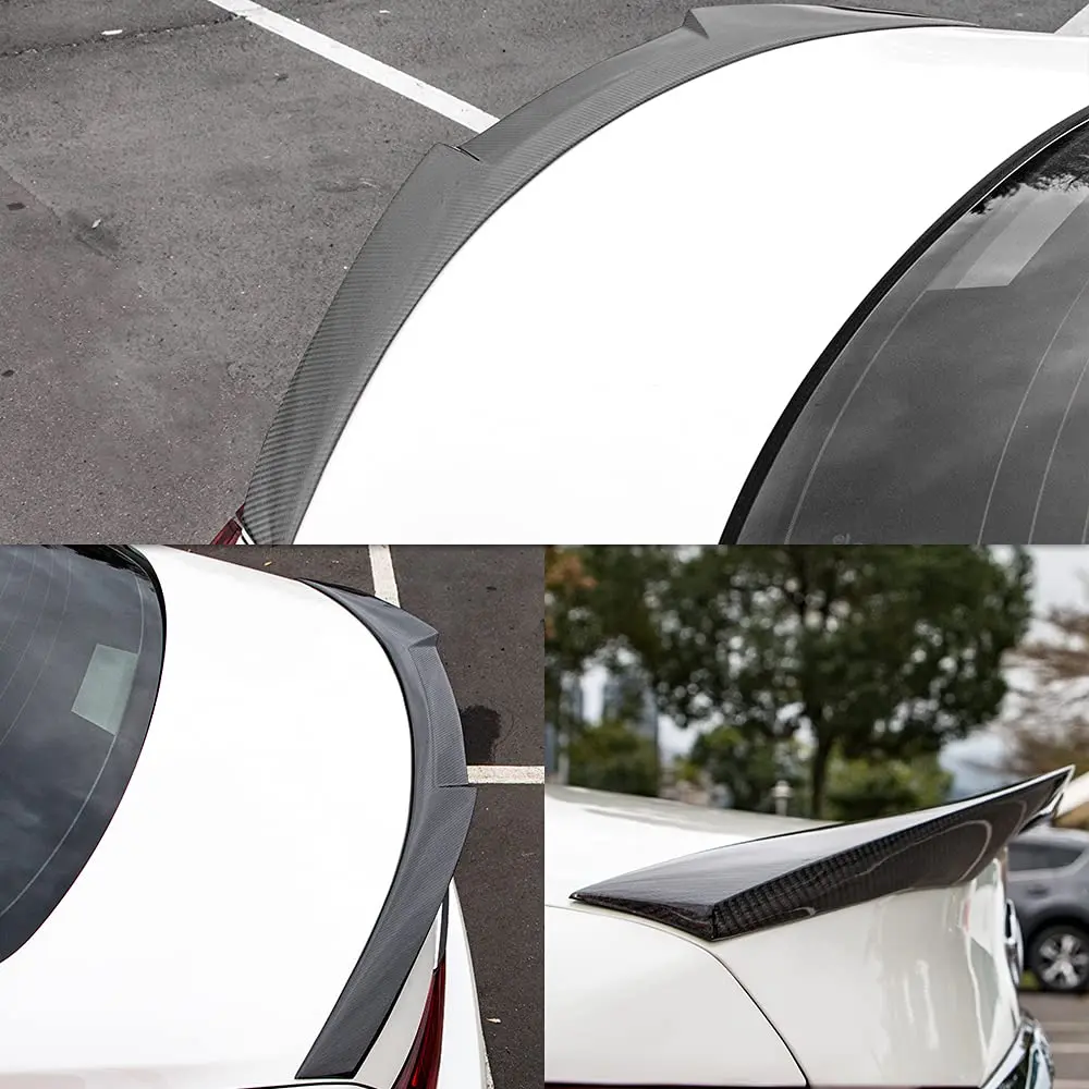 Picture 3: Hot-selling Hatchback Sportback Carbon Fiber Rear Bumper Trunk Spoiler Rear Wing for Audi A3 Sline S3 2013 2014 2015 2016-2020