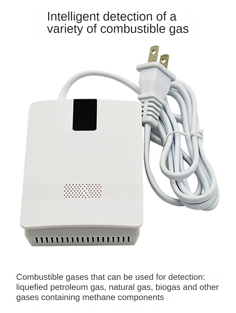 Smart Gas Leakage Sensor, Alarme Sensível, Detector de Gás Combustível, Luz Sonora, GLP Natural Detector, UE, EUA, Reino Unido, CH4