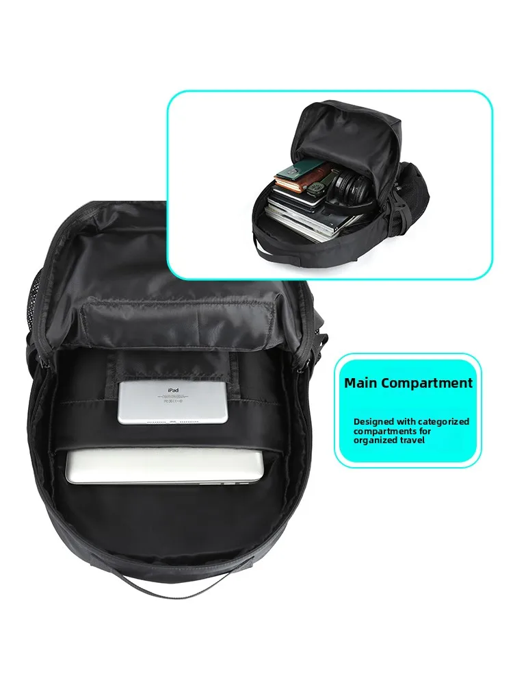 

Новинка 2025, большая мужская повседневная сумка для ноутбука Capaci, большая модная сумка для ноутбука, студенческая сумка для книг, мягкая сумка-держатель