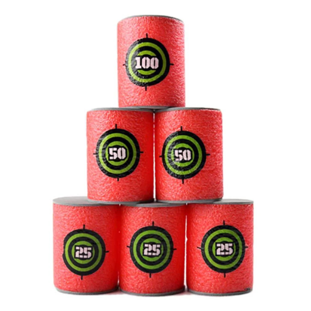 

6pcs 46 x 62cm EVA Toy Shoot Cans Kids Toy for War Game targets