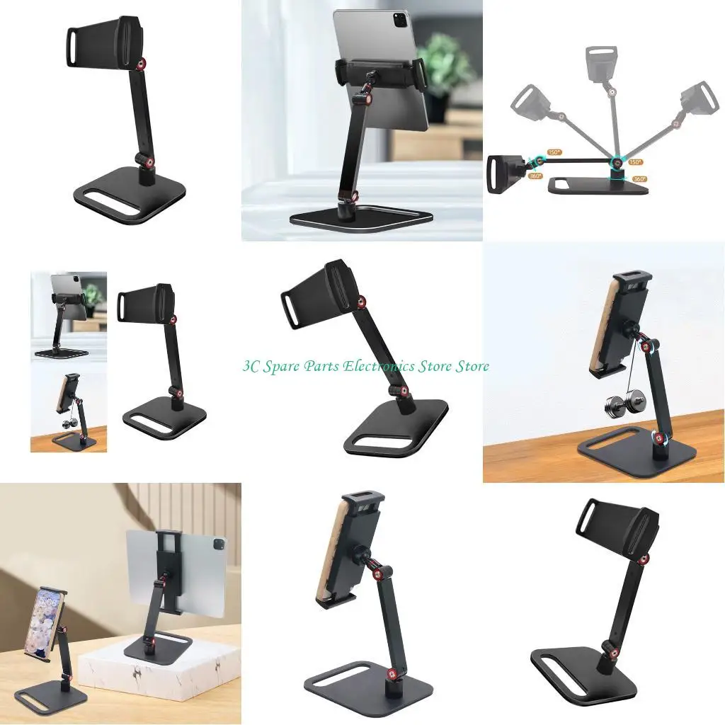 SZ Ergonomic Portable Monitor Stand 360Swivel Arm Aluminum Construction for Home