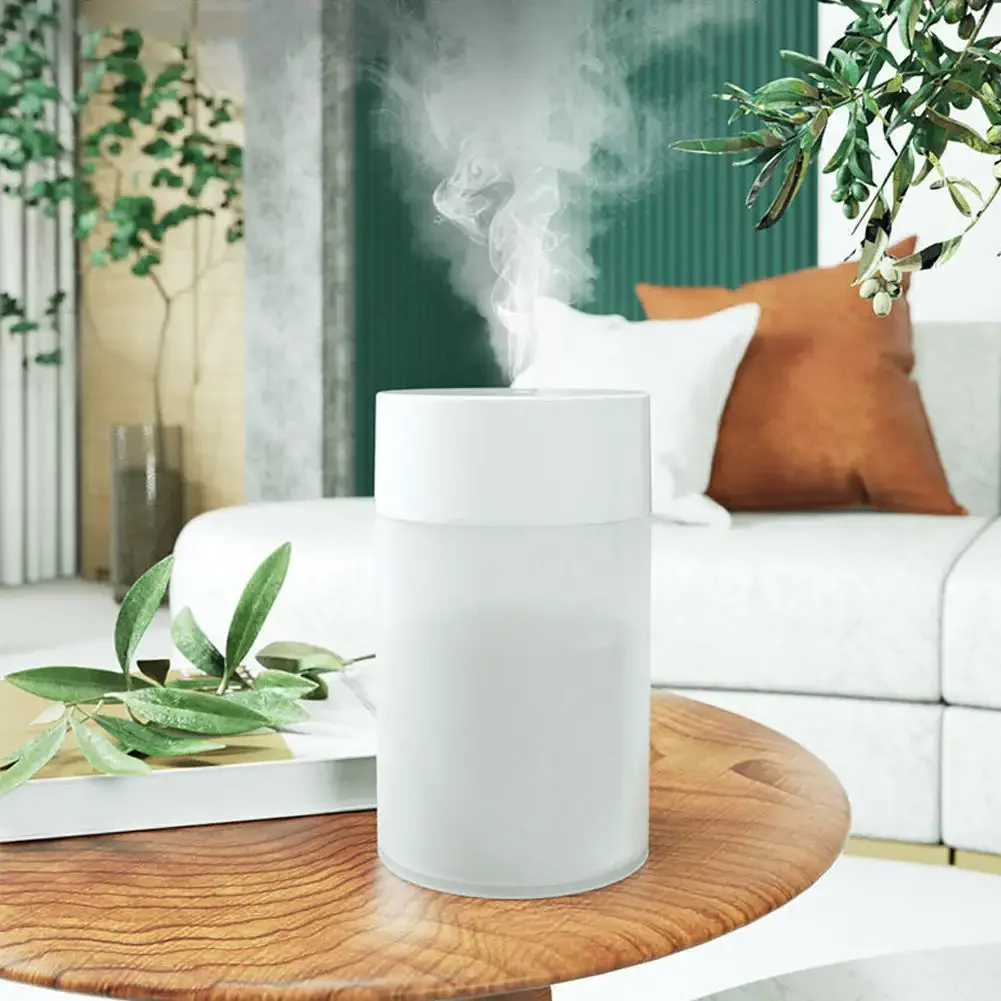 Mini humidificador de 260ML, humidificador de aire ultrasónico USB, lámpara LED, difusor de aceites esenciales, purificador de coche, generador de niebla de aniones aromáticos portátil