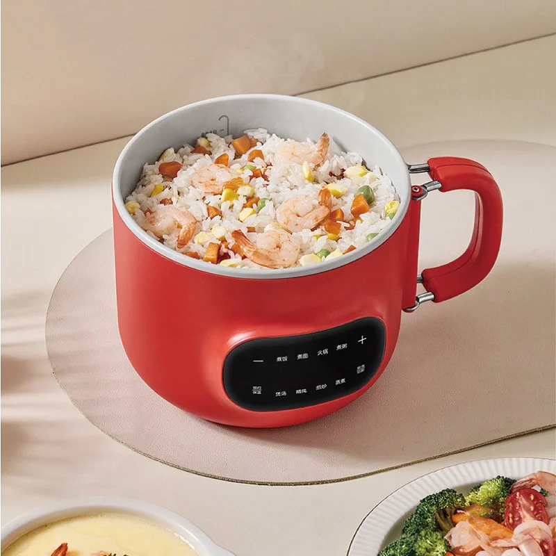 

220V Multifunctional Electric Cooker Non-stick Wok Student Instant Noodle Pot Home Electric Hot Pot Baby Food Supplement Pot 2L