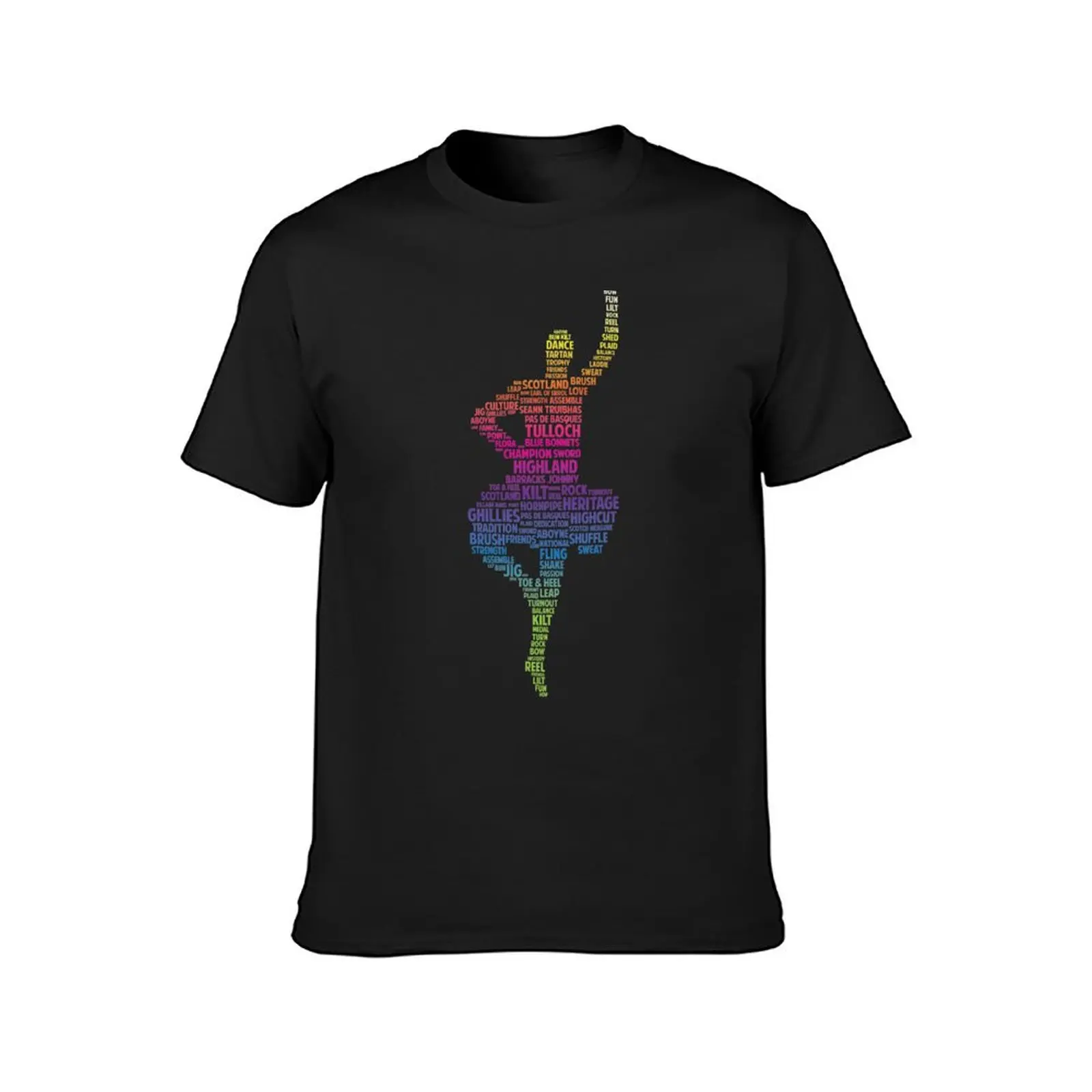 Highland Dance Vocabulary – Rainbow T-Shirt sublime plain plus size tops heavy weight t shirts for men