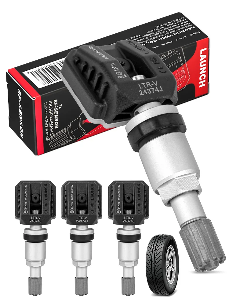 2025 LANCERING X431 TSENSOR-05 TPMS-sensor 315 MHz / 433 MHz TPMS-sensor Bandenreparatietool 100% programmeerbare bandensensor Werkt met X431 - afbeelding 2
