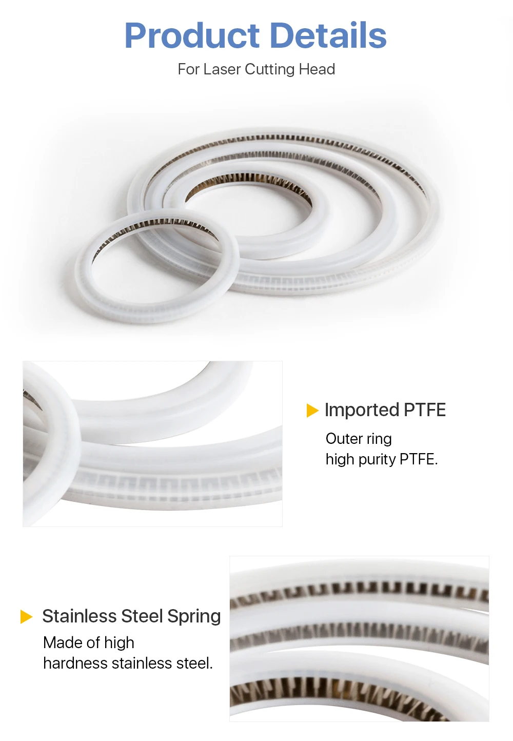 Cloudray-Dichtungsring-Unterlegscheibe, Schutzfenster für Raytools/Precitec/WSX/Bodor, anpassbare Größe für Faserlaserkopf 1064 nm – Detail 4