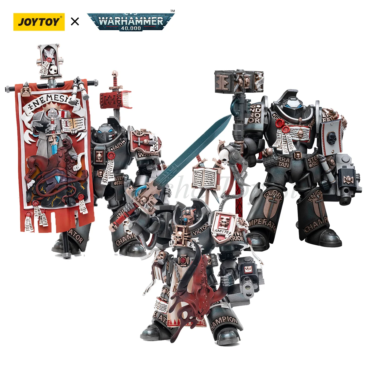 Joytoy Grey Knight Terminator Squad Brinquedos Anime Modelo Militar, Figuras de Ação, 1:18, Frete Grátis, Em Estoque