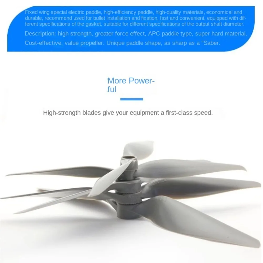 2pcs APC Nylon RC Drone Propeller Gray 6040 7050 9060 1050 1060 Helicopter Propellers Durable 1070 1155 1170 1260 1280