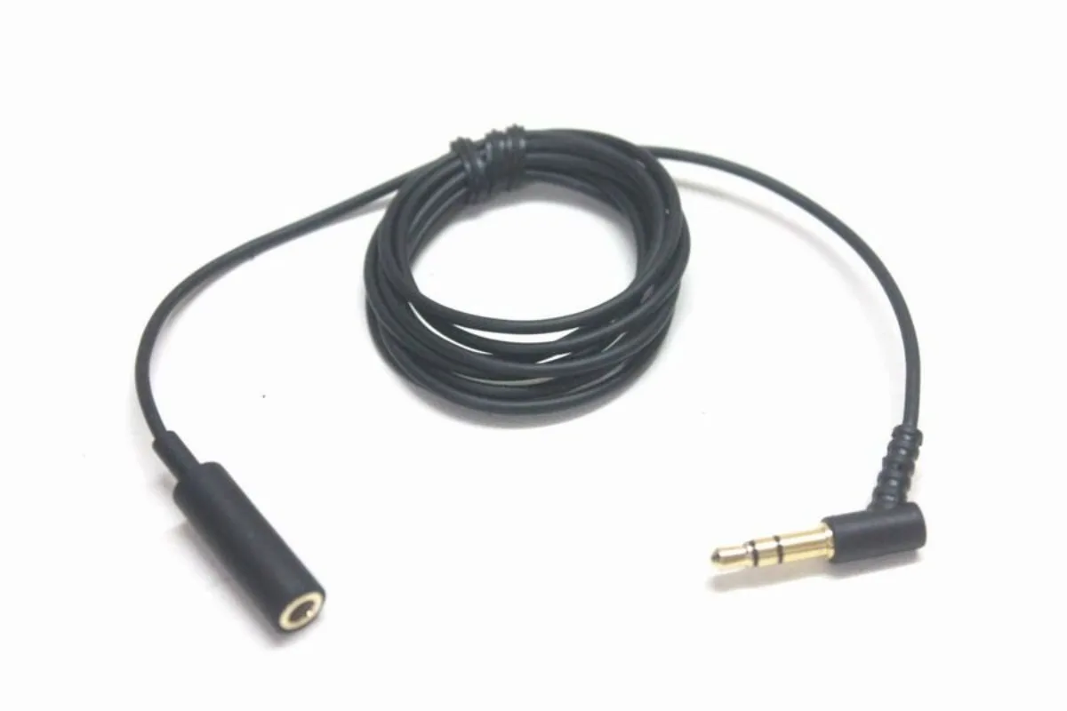 Replacement 3.5mm Earphone Extension Cable 24K Gold Plated LC‑OFC OFC Copper Accessory for BOSE Headphone