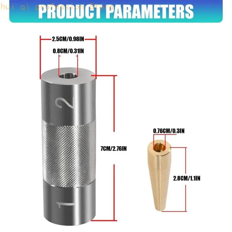 Öleinspritzdichtungs-Einbauwerkzeug PTFE-Einbauwerkzeug, für 3,0 l 5,0 l-Reparatur. Verwendung mit 310-198 und 310-199 H8WE – Detail 6