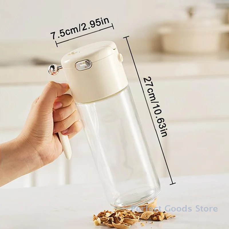 

550/600/800 мл герметичный стеклянный диспенсер для масла для кухни с автоматической откидной крышкой, бутылка для оливкового масла для приготовления пищи