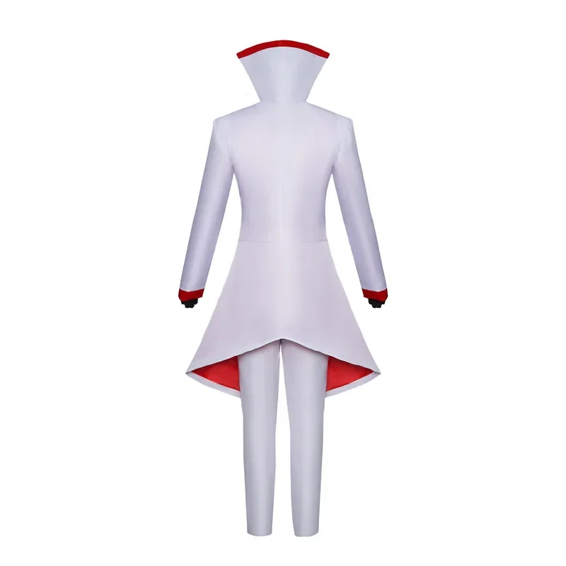 Anime Hotel MorFight Star Cosplay Costume pour adultes et hommes, Hazbin Lucifer, perruque blanche trempée, SAFHell, Halloween, enfant