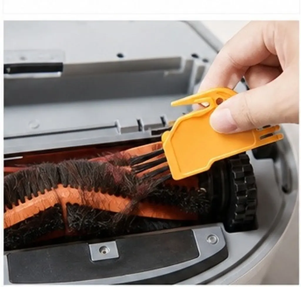 5Pcs Robot Vacuum Cleaning Brush Short Handle Maintenance Tool for Roller Brush Hair Removal Filter Debris Cleaner Vacuum
