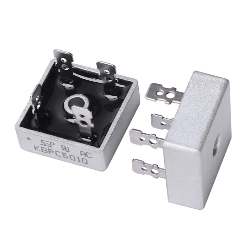 

BNVN-40 PCS 50A 1000V Metal Case Single Phases Diode Bridge Rectifier KBPC5010