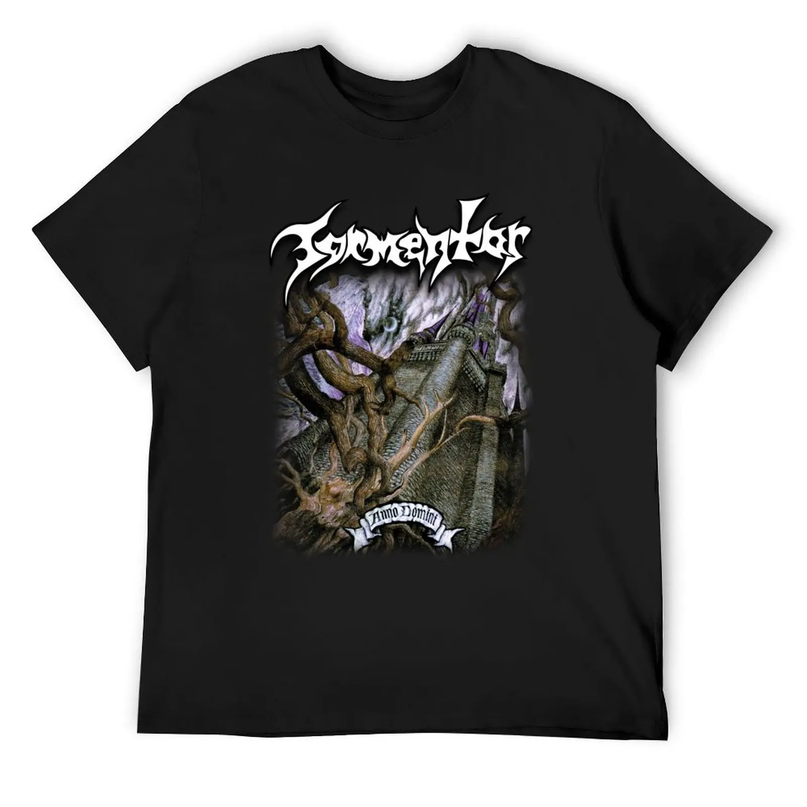 Anno Domini Tormentor - Classic Old School Black Metal T-Shirt anime blanks plain t shirts men