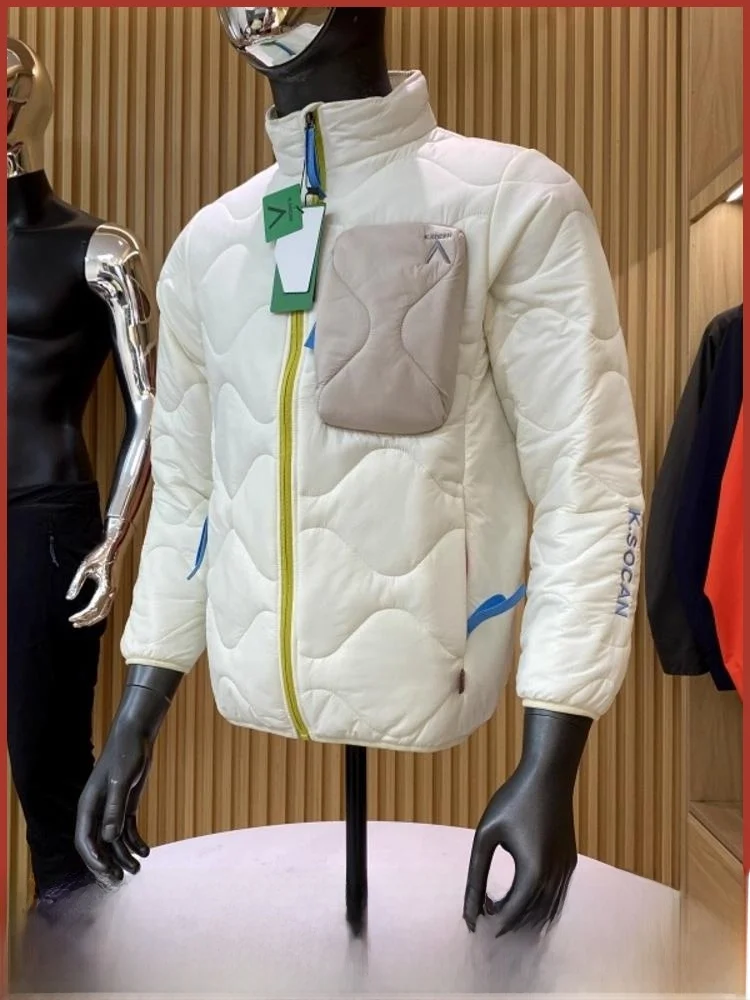 

Зимний уличный легкий джет для пары, лыжная внутренняя полиэфирная нейлоновая ткань, прямой крой, длинная застежка-молния, чистая...