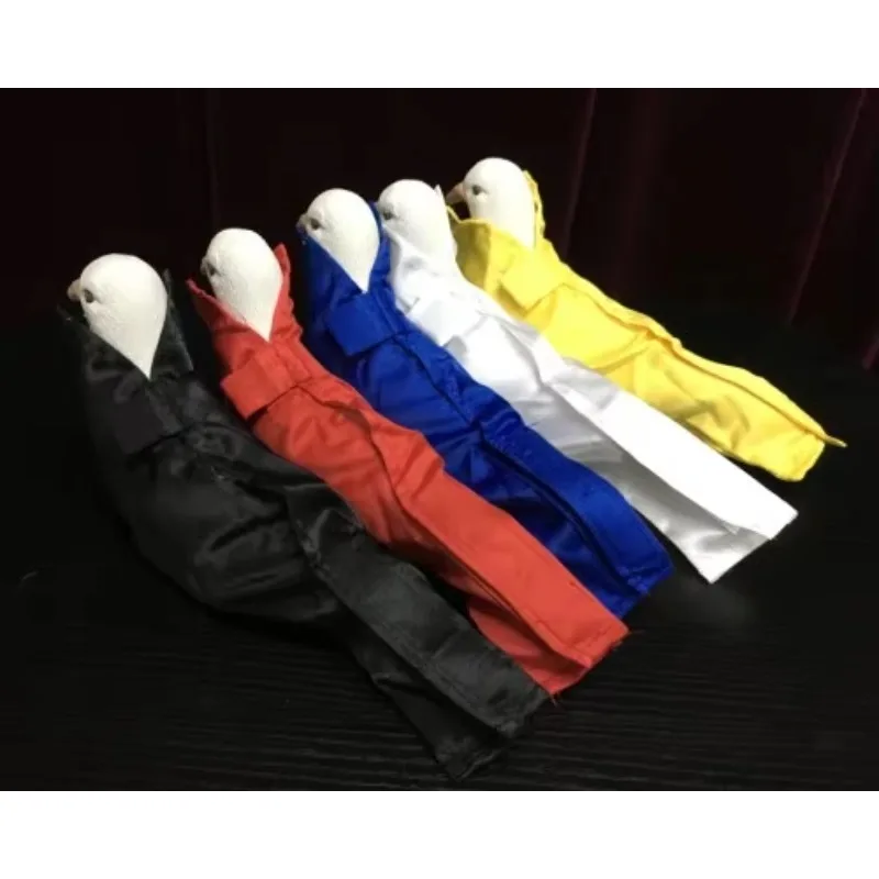 1PC J.H. One-Hand Dove Bag - Right Hand (Yellow/Black/White/Blue) - Magic Tricks Magic Accessories Illusions Stage Fun Gimmick