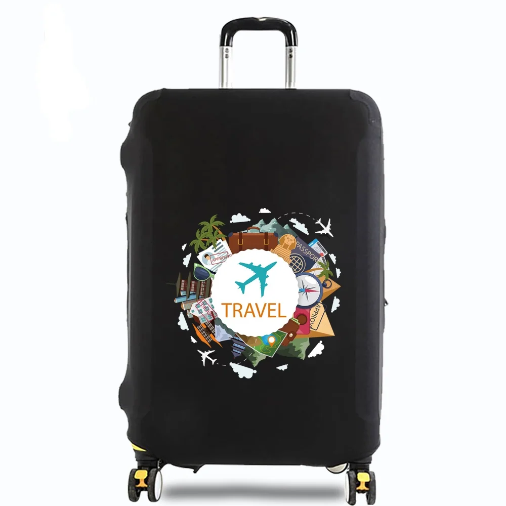 Luggage Protective Covers Luggage Cover Suitcase Protector Travel Accessories Fit 18-32 Inch Luggage Boot Travel Printing Series