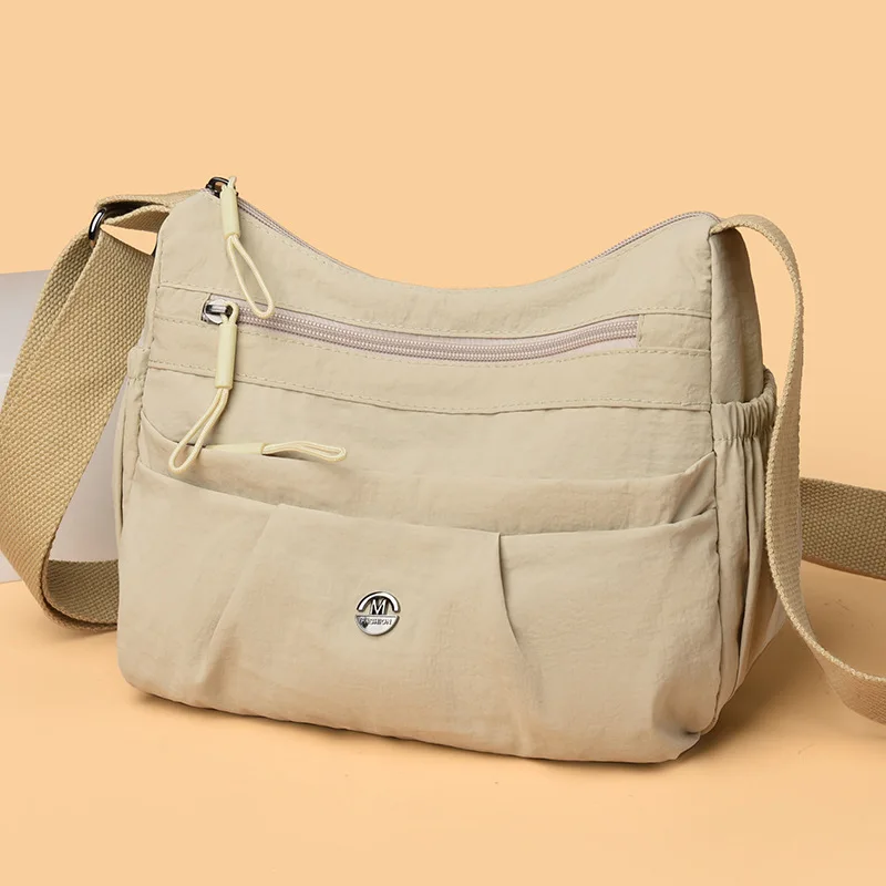 

Nylon slouch bag, wear-resistant and large-capacity single-shoulder bag