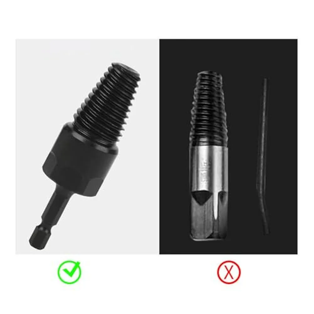 Heavy Duty Screw Removal Tool with Strong Torque for Efficient Extraction Compatible with Manual and Power Tools