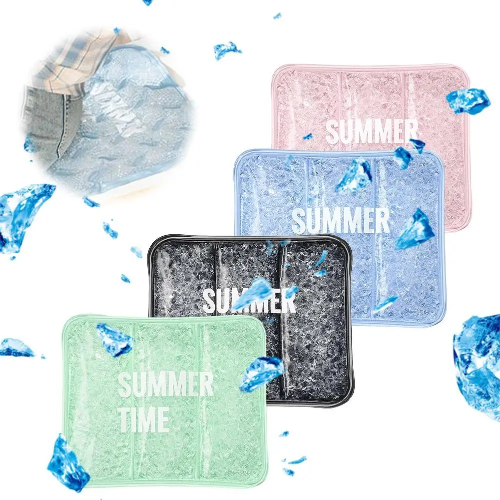 Cooling Gel Seat Cushion Instant Cool Ice Mat Office Long-sitting Chair Pad Waterproof Pressure Relief Seat Cushion for Car Home