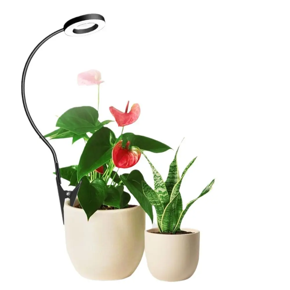

Indoor Plants Auto On/Off Grow Light Timer Adjustable Growing Lamp Full Spectrum Portable LED Plant Light