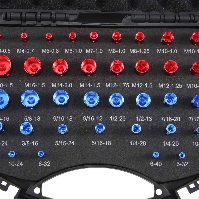 A96I-шашки для гаек и болтов, набор измерительных приборов с дюймовыми и метрическими гайками и болтами, 36 калибров для наружных/гнездовых гаек и болтов Dura