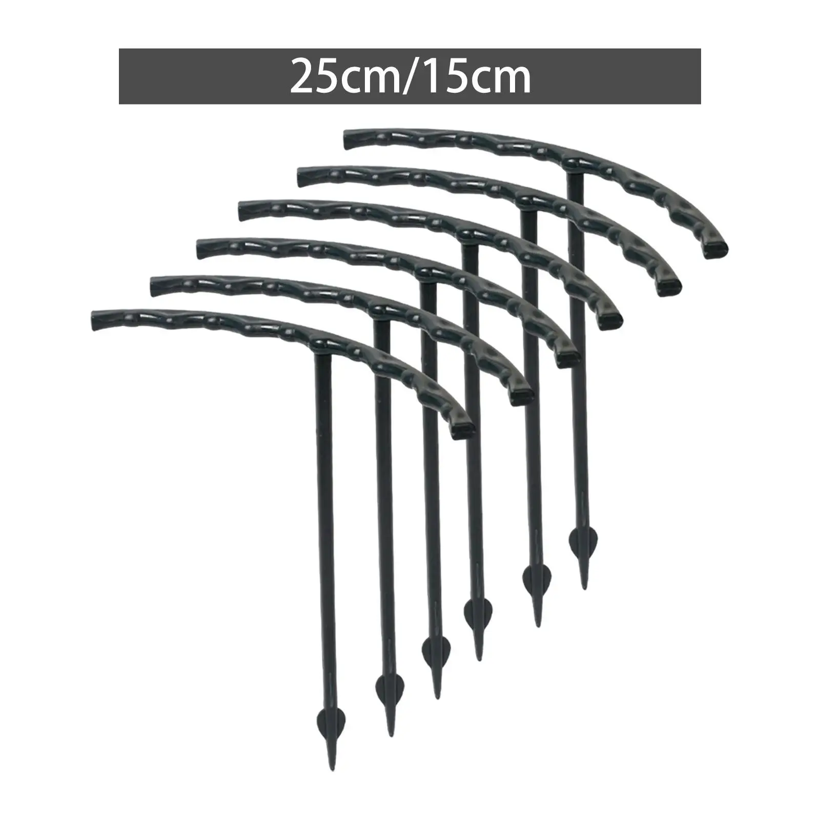 

6x Plant Support Stakes, Easy to Install Stand Fruit Rack Supporting Holder for Monstera Clivia Hydrangea Climbing Trellis Vine