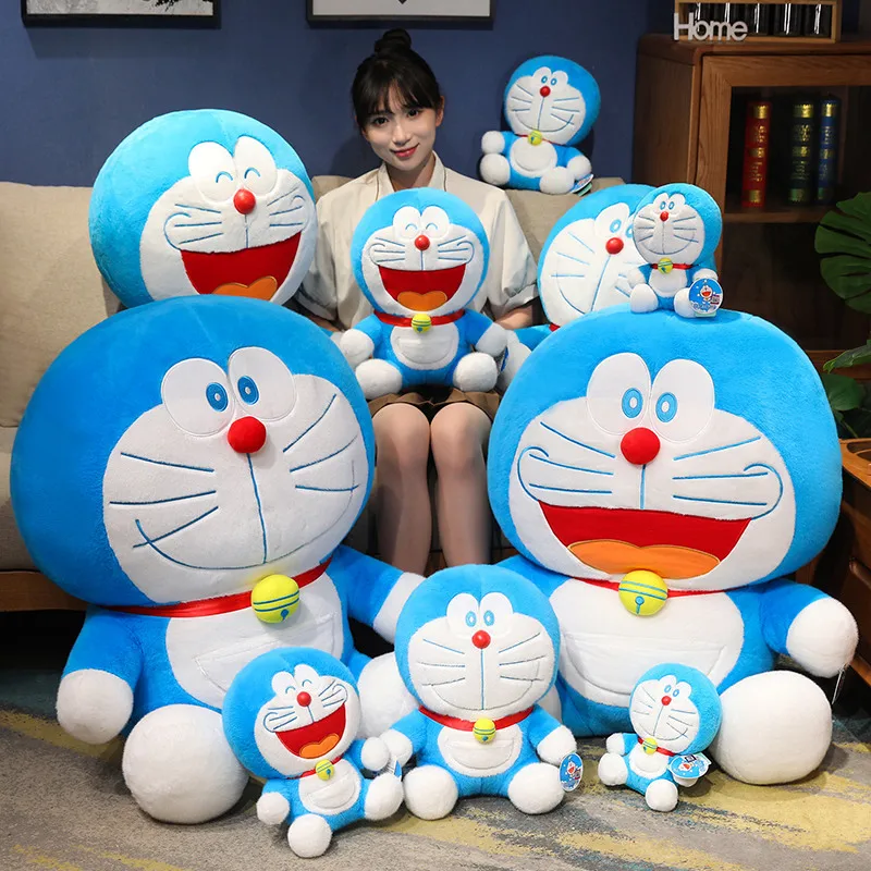 22/28cm Doraemon Cartoon Stuffed Plush Dolls Anime Plush Girls Boys Soft Stuffed Toys Pendant Toys Kawaii Birthday ValentineGift