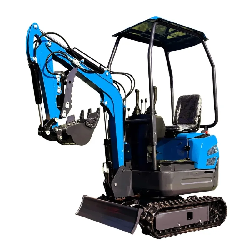 2 Ton Mini Excavator Stable Structure Rubber Track Small Digger for Slope Work Garden Digging Farm Projects