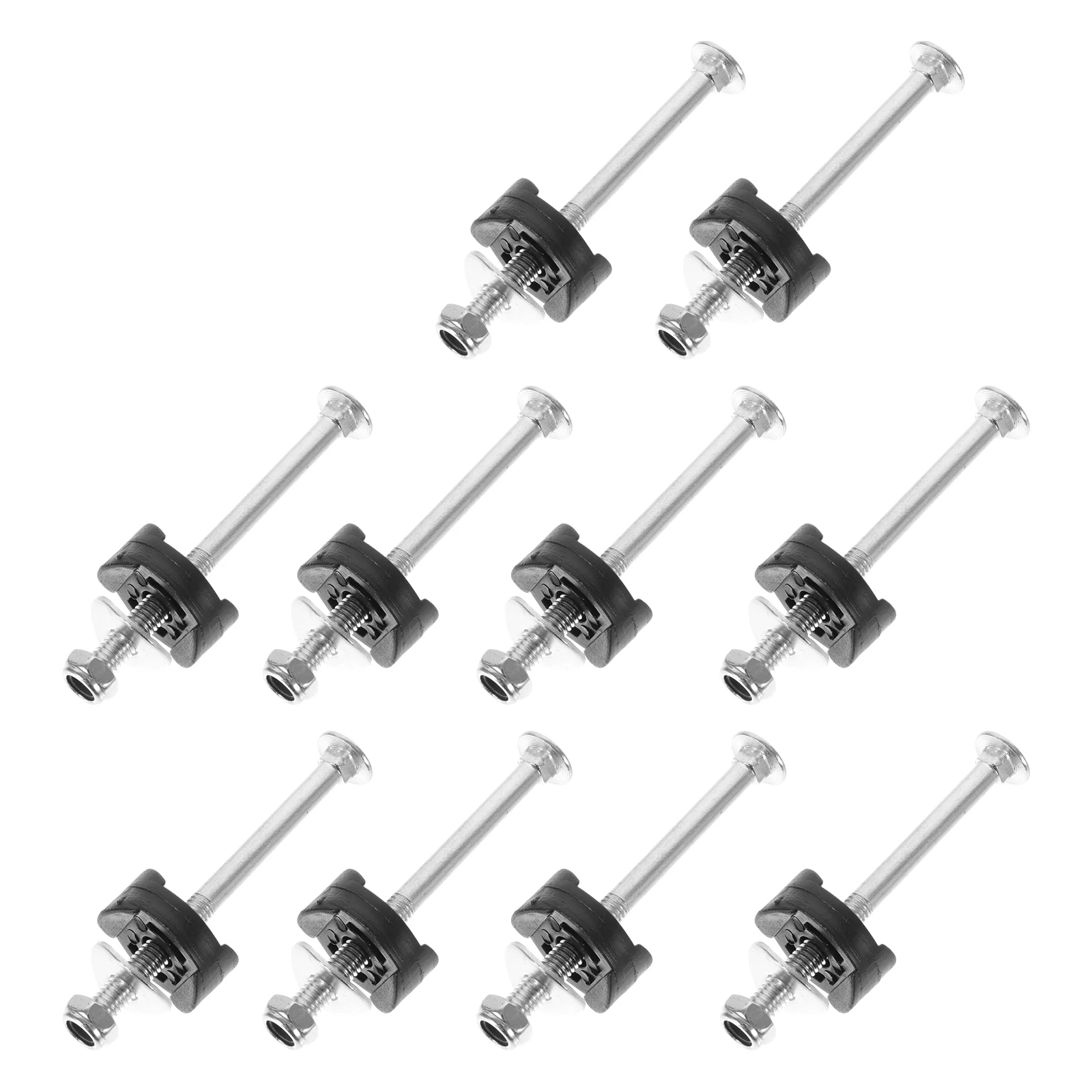 

10Sets Trampoline Fixing Screws Heavy Duty Steel for Safe Bouncing Anti Falling Support Replacement
