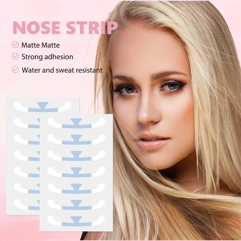 جمال غير مرئي تقلص الأنف الجناح ملصقات تأثيري خاص الأنف يتقلص شرائط تقليص أجنحة الأنف الأنف الصغيرة ضيق رقيقة الأنف
