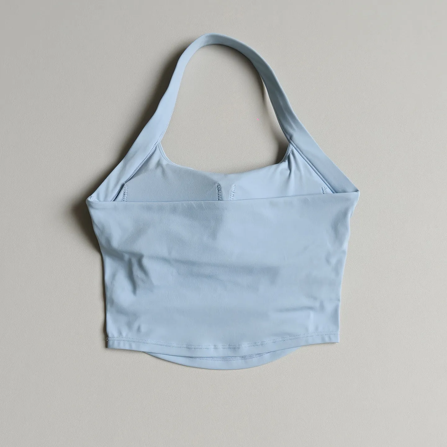 Damen-Neckholder-Yoga-Top mit Brustpolster zur Sammlung von Nebenbrüsten, Hochintensiver Sport-BH, Fitness-BH, Pilates-Top – Detail 8