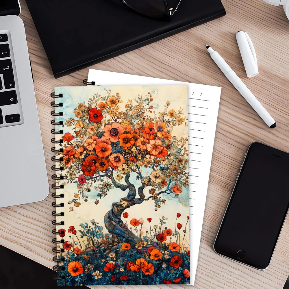 Blossom Tree Notizbuch, Tagebuch, blanko linierte Seiten, ideales Geschenk zum Notieren, inspirierend für Männer und Frauen, perfekt für Studenten